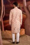 Shop_Kasbah_Pink Georgette Sequins, Embroidery Designer Classic Kurta _at_Aza_Fashions
