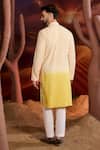 Shop_Kasbah_Yellow Silk Designer Kurta In _at_Aza_Fashions