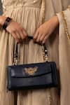 Shop_Miri_Blue Embroidery Hand Wallet Wrist Sling _Online_at_Aza_Fashions