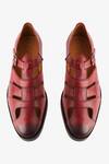 Shop_Whitemuds_Burgundy Faiyum Sandals _at_Aza_Fashions