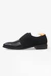 Buy_Whitemuds_Black Crosby Patent Suede Derby Shoes _Online_at_Aza_Fashions