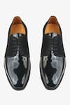 Shop_Whitemuds_Black Crosby Patent Suede Derby Shoes _at_Aza_Fashions