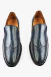 Shop_Whitemuds_Blue Jermyn Navy Slip Ons _at_Aza_Fashions