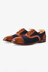 Buy_Whitemuds_Blue Cashel Suede Oxfords _at_Aza_Fashions