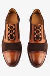 Shop_Whitemuds_Brown Cashel Suede Oxfords _at_Aza_Fashions