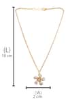 Buy_Ruby Raang_Gold Plated Polki Kundan Flower Necklace _Online_at_Aza_Fashions