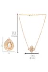 Shop_Ruby Raang_Gold Plated Stones, Pearls Polki Kundan Necklace Set _Online_at_Aza_Fashions