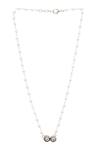 Ruby Raang_Silver Plated Pearls Kundan Jewellery Set _Online_at_Aza_Fashions