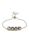 Ruby Raang_Silver Plated Pearls Kundan Jewellery Set _Online