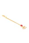 Ruby Raang_Maroon Gold Plated Jewellery Set _Online_at_Aza_Fashions