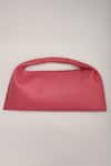 Tann-ed_Pink Julia Baguette Clutch _at_Aza_Fashions