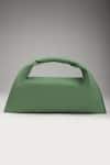 Buy_Tann-ed_Green Julia Baguette Clutch _at_Aza_Fashions