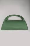 Shop_Tann-ed_Green Julia Baguette Clutch _Online_at_Aza_Fashions