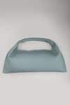 Buy_Tann-ed_Blue Julia Baguette Clutch _Online_at_Aza_Fashions