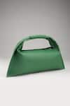 Buy_Tann-ed_Green Julia Baguette Clutch _at_Aza_Fashions