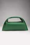 Shop_Tann-ed_Green Julia Baguette Clutch _at_Aza_Fashions