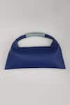 Tann-ed_Blue Julia Baguette Bag Mini _Online_at_Aza_Fashions