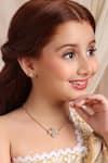 Buy_Ruby Raang_Gold Plated Stones, Pearls Polki Kundan Necklace Set _at_Aza_Fashions