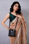 Shop_Miri_Black Embroidery Hand Hummingbird Sling Bag _at_Aza_Fashions