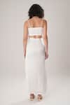 Shop_ATBW_White Modal, Satin Skirt _at_Aza_Fashions