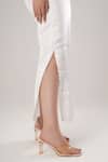 Buy_ATBW_White Modal, Satin Skirt _Online_at_Aza_Fashions