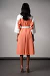 Shop_Madder Much_Multi Color Cotton Collared Brushstroke Midi Dress With Belt _at_Aza_Fashions
