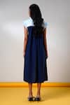 Shop_Madder Much_Multi Color Cotton V-neck Multi-color Handloom Midi Dress _at_Aza_Fashions
