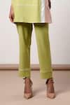 Shop_Madder Much_Multi Color Cotton V-neck Handloom Co-ord Set _Online_at_Aza_Fashions