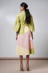 Shop_Madder Much_Multi Color Cotton Collared Wild Grove Midi Dress With Belt _at_Aza_Fashions
