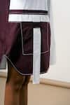 Madder Much_White Cotton Collared Snow And Slush Short Dress _Online_at_Aza_Fashions