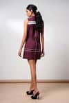 Shop_Madder Much_Brown Cotton V-neck Molten Mocha Lamp Dress _at_Aza_Fashions