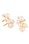 Shop_Anaash_White Pearls Bunch Ear Cuff _at_Aza_Fashions
