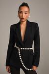 Buy_Anaash_White Pearls Chunky Belt _Online_at_Aza_Fashions