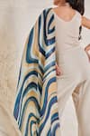 Shaza_Multi Color Handpainted Pashmina Stole _Online_at_Aza_Fashions