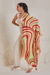 Shop_Shaza_Multi Color Disruption Handpainted Pashmina Stole _at_Aza_Fashions