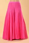 Keith Gomes_Pink Silk Organza Embroidery, Sequins Round Neck Designer Tunic Set _Online_at_Aza_Fashions