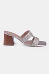 Buy_Heel Your Sole_Gold Genuine Leather Block Heels _Online_at_Aza_Fashions
