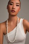 Buy_Anaash_White Rocky Statement Pearl Necklace _at_Aza_Fashions