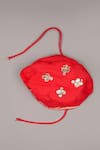 LITTLE BRATS_Red Cotton Embroidery Floral Boys Kurta Set _at_Aza_Fashions