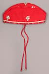 Buy_LITTLE BRATS_Red Cotton Embroidery Floral Boys Kurta Set _Online
