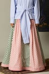 Buy_Quod_Multi Color Cotton Ripple Skirt 