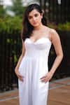 Buy_Emblaze_White Georgette Sequins Sweetheart Neck Corset Jumpsuit _at_Aza_Fashions