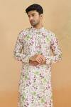 Arihant Rai Sinha Cream Cotton Digital Printed Kurta Set Online at Aza Fashions Arihant Rai Sinha_Cream Cotton Digital Printed Kurta Set _Online_at_Aza_Fashions