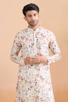 Shop Arihant Rai Sinha Cream Cotton Digital Printed Kurta Set Online at Aza Fashions Shop_Arihant Rai Sinha_Cream Cotton Digital Printed Kurta Set _Online_at_Aza_Fashions