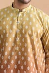 Buy_Arihant Rai Sinha_Multi Color Cotton Shaded Beige Digital Print Kurta Set _Online_at_Aza_Fashions