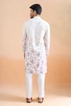 Buy_Arihant Rai Sinha_Cream Cotton Sequins, Embroidery Floral Print Kurta Set _Online_at_Aza_Fashions