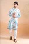 Buy Arihant Rai Sinha Cream Cotton Embroidery, Sequins Kurta Set at Aza Fashions Buy_Arihant Rai Sinha_Cream Cotton Embroidery, Sequins Kurta Set _at_Aza_Fashions