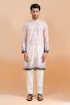 Buy Arihant Rai Sinha Cream Cotton Sequins, Embroidery Thread And Printed Kurta Set Online at Aza Fashions Buy_Arihant Rai Sinha_Cream Cotton Sequins, Embroidery Thread And Printed Kurta Set _Online_at_Aza_Fashions