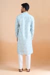 Shop_Arihant Rai Sinha_Green Cotton Sequins, Embroidery Pista Printed Kurta Set  _at_Aza_Fashions
