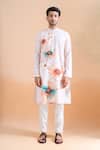 Buy Arihant Rai Sinha Cream Cotton Digital Printed Kurta Set Online at Aza Fashions Buy_Arihant Rai Sinha_Cream Cotton Digital Printed Kurta Set _Online_at_Aza_Fashions